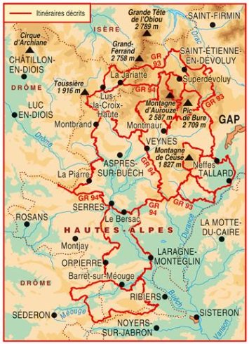 carte buech